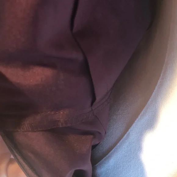 Plum A-line Cotton Blend Lace Midi Dress Ann Taylor - Picture 15 of 15